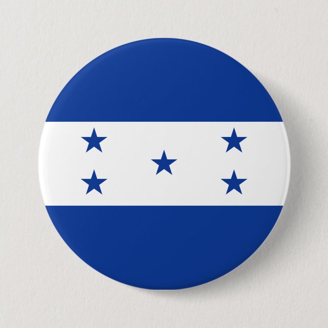 Flag of Honduras 3 Inch Round Button (Front)