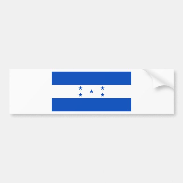 Flag of Honduras Bumper Sticker (Front)