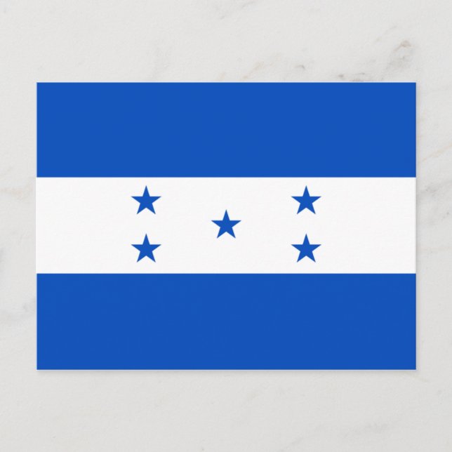 Flag of Honduras Postcard (Front)