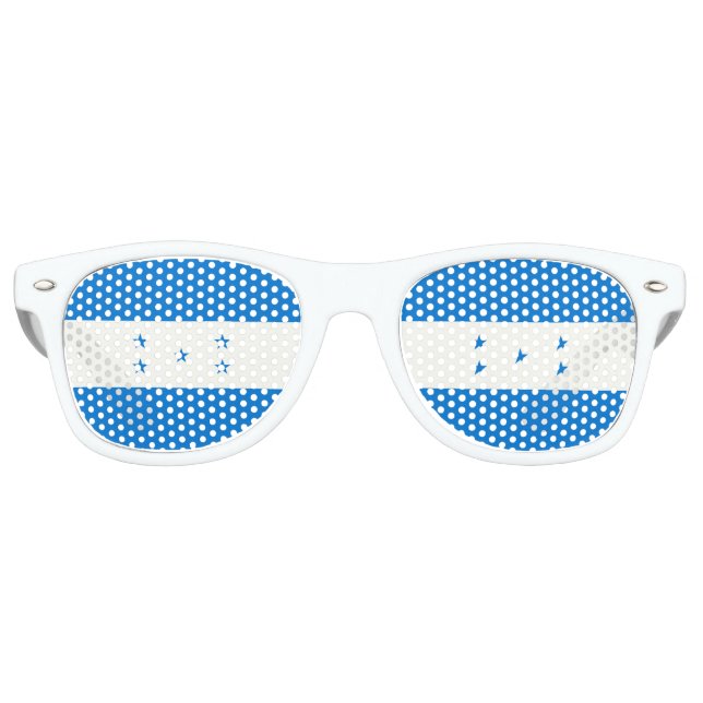 Flag of Honduras Retro Sunglasses (Front)