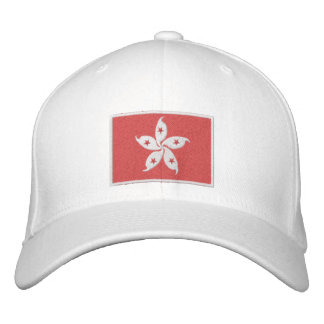 Flag of Hong Kong Embroidered Hat