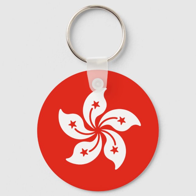 Flag of Hong Kong Keychain (Front)