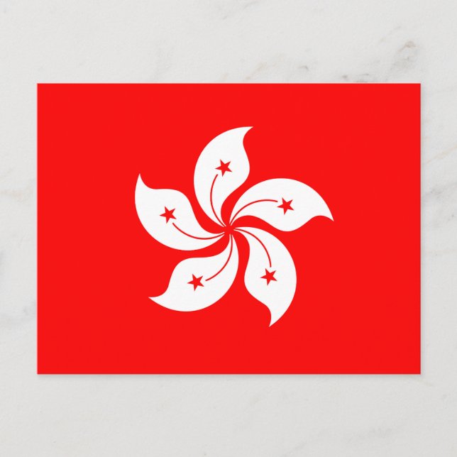 Flag of Hong Kong Postcard (Front)