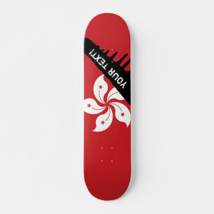 Flag of Hong Kong Skateboard