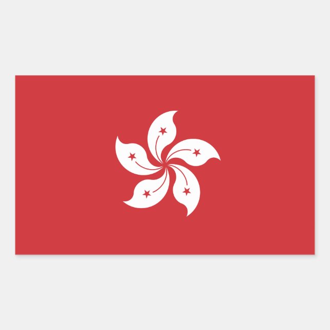 Flag of Hong Kong Sticker (Front)