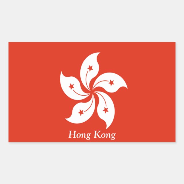 Flag of Hong Kong Sticker (Front)