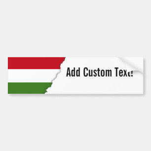 Flag of Hungary Bumper Sticker