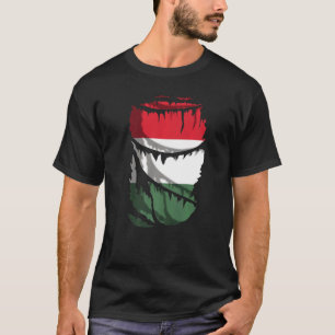Flag Of Hungary Football Or Sports Fans T-Shirt