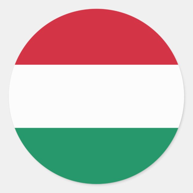 Flag of Hungary Sticker (Front)