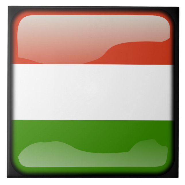 Flag of Hungary Tile (Front)