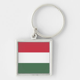 Flag of Hungary tricolor Keychain