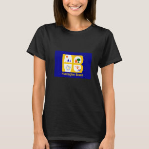 Flag of Huntington Beach California USA T-Shirt