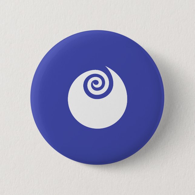 Flag of Ibaraki Prefecture, Japan 2 Inch Round Button (Front)