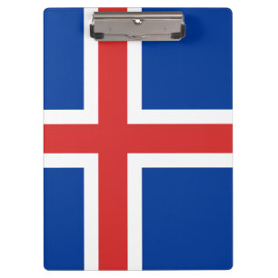 Flag of Iceland Clipboard