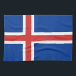 Flag of Iceland Kitchen Towel<br><div class="desc">Flag of Iceland - íslenski fáninn</div>