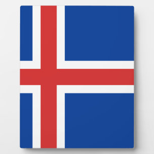 Flag of Iceland Plaque