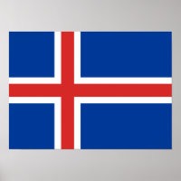 Flag of Iceland Poster