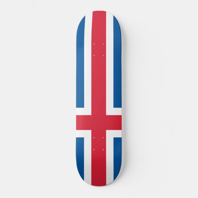 Flag of Iceland Skateboard (Front)