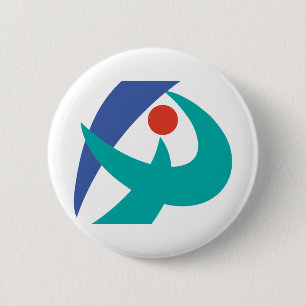 Flag of Iga, Mie, Japan 2 Inch Round Button