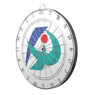 Flag of Iga, Mie, Japan Dartboard