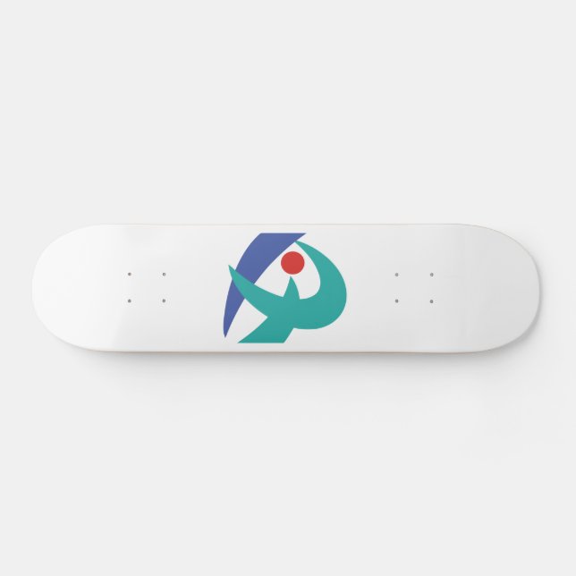 Flag of Iga, Mie, Japan Skateboard (Horz)