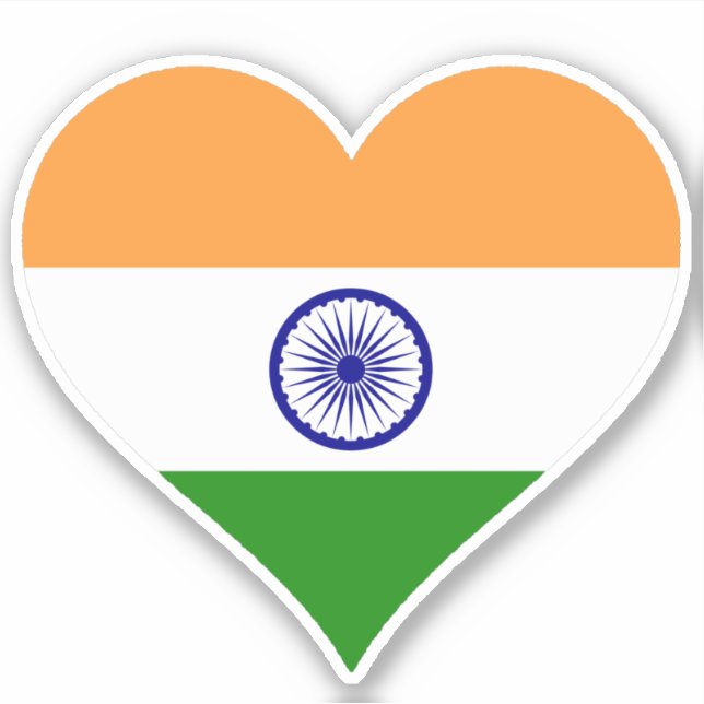 Flag of India Heart (Front)