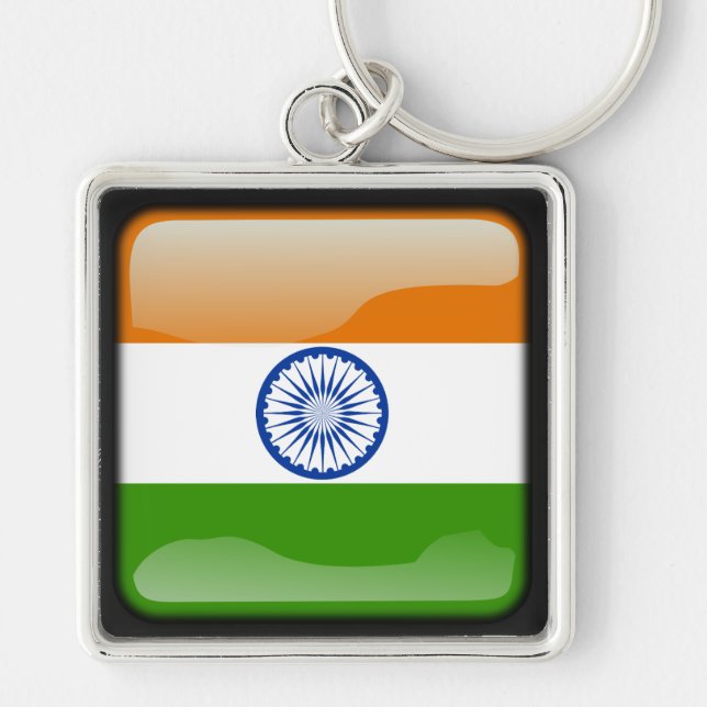Flag of India Keychain (Front)