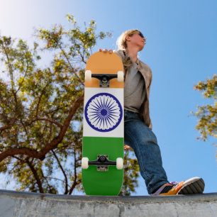Flag of India Skateboard