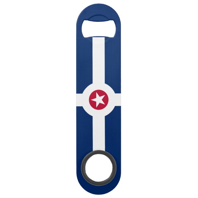 Flag of Indianapolis, Indiana Bar Key (Front)