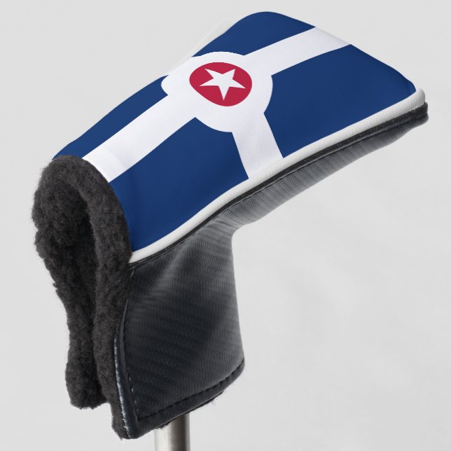 Flag of Indianapolis, Indiana Golf Head Cover (3/4 Front)
