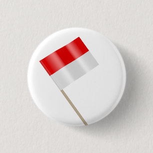 Flag of Indonesia 1 Inch Round Button