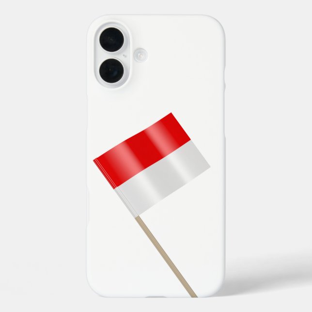 Flag of Indonesia Case-Mate iPhone Case (Back)