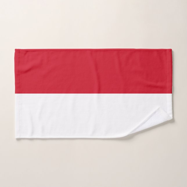 Flag of Indonesia Hand Towel (Hand Towel)