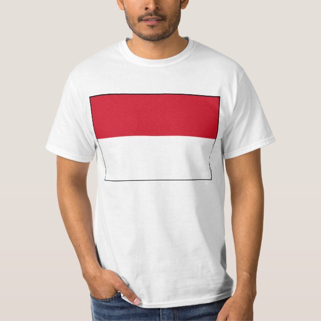 Flag of Indonesia T Shirt (Front)