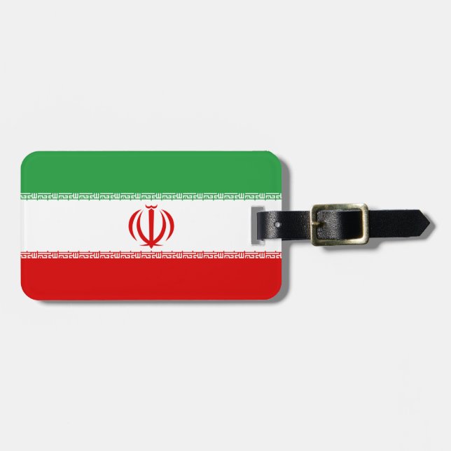 Flag of Iran Luggage Tag (Front Horizontal)