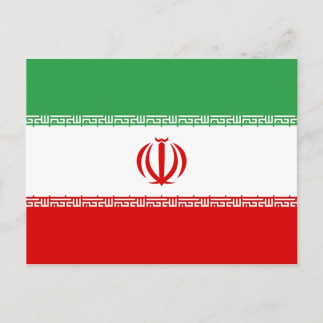 Flag of Iran Postcard (Front)
