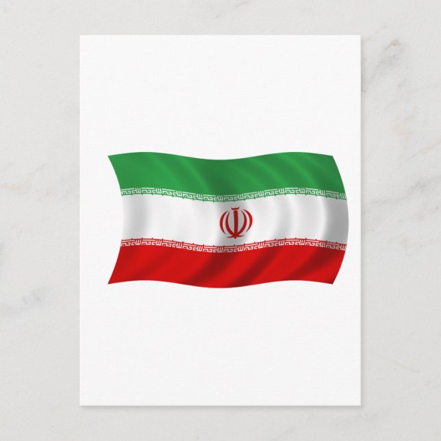 Flag of Iran Postcard (Front)