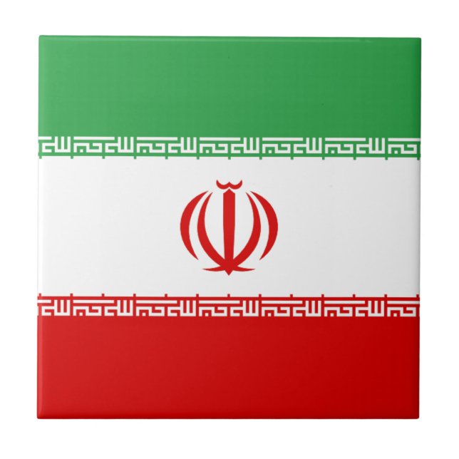 Flag of Iran Tile (Front)
