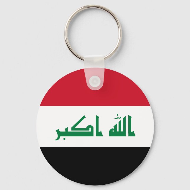 Flag of Iraq Keychain (Front)