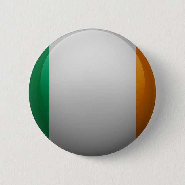 Flag of Ireland 2 Inch Round Button (Front)