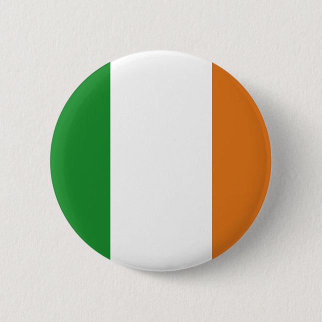 Flag of Ireland 2 Inch Round Button (Front)