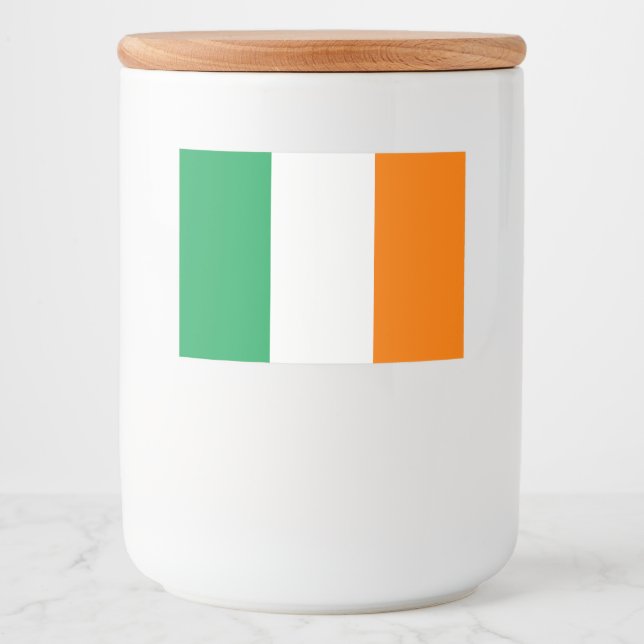 Flag of Ireland Food Label (Front)