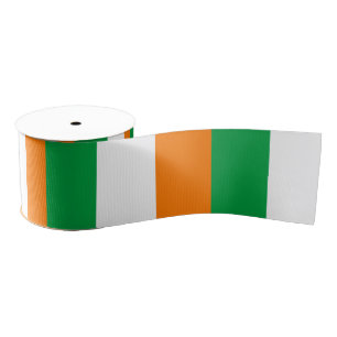 Flag of Ireland Grosgrain Ribbon