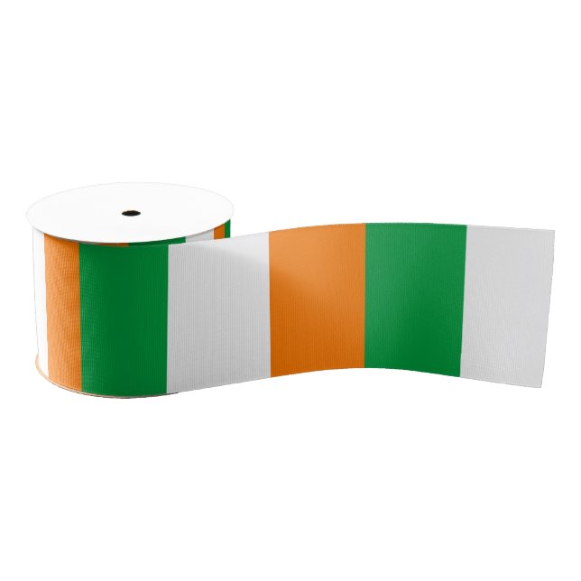 Flag of Ireland Grosgrain Ribbon (Spool)