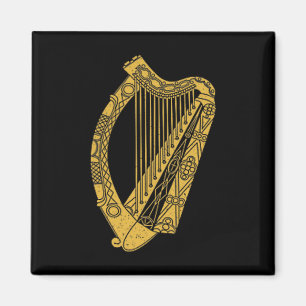 Flag Of Ireland Harp Flag Irish Harp Symbol  Magnet