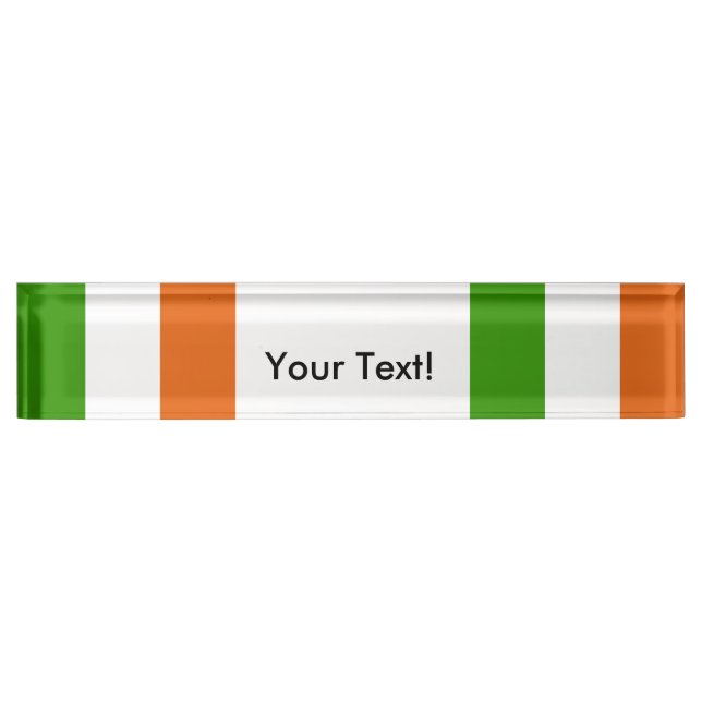 Flag of Ireland Nameplate (Front)