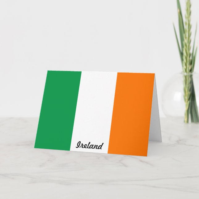 Flag of Ireland Note Card (Front)