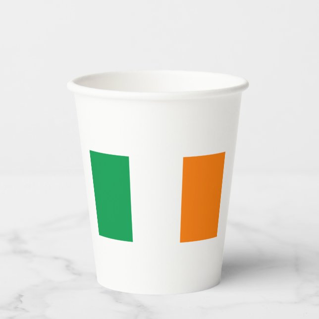 Flag of Ireland Paper Cups (Front)