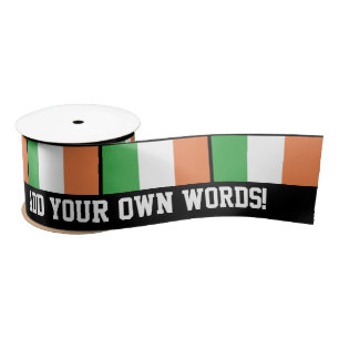 Flag of Ireland Satin Ribbon