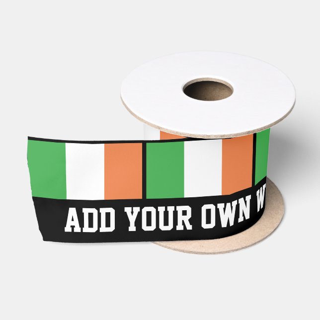 Flag of Ireland Satin Ribbon (Spool)